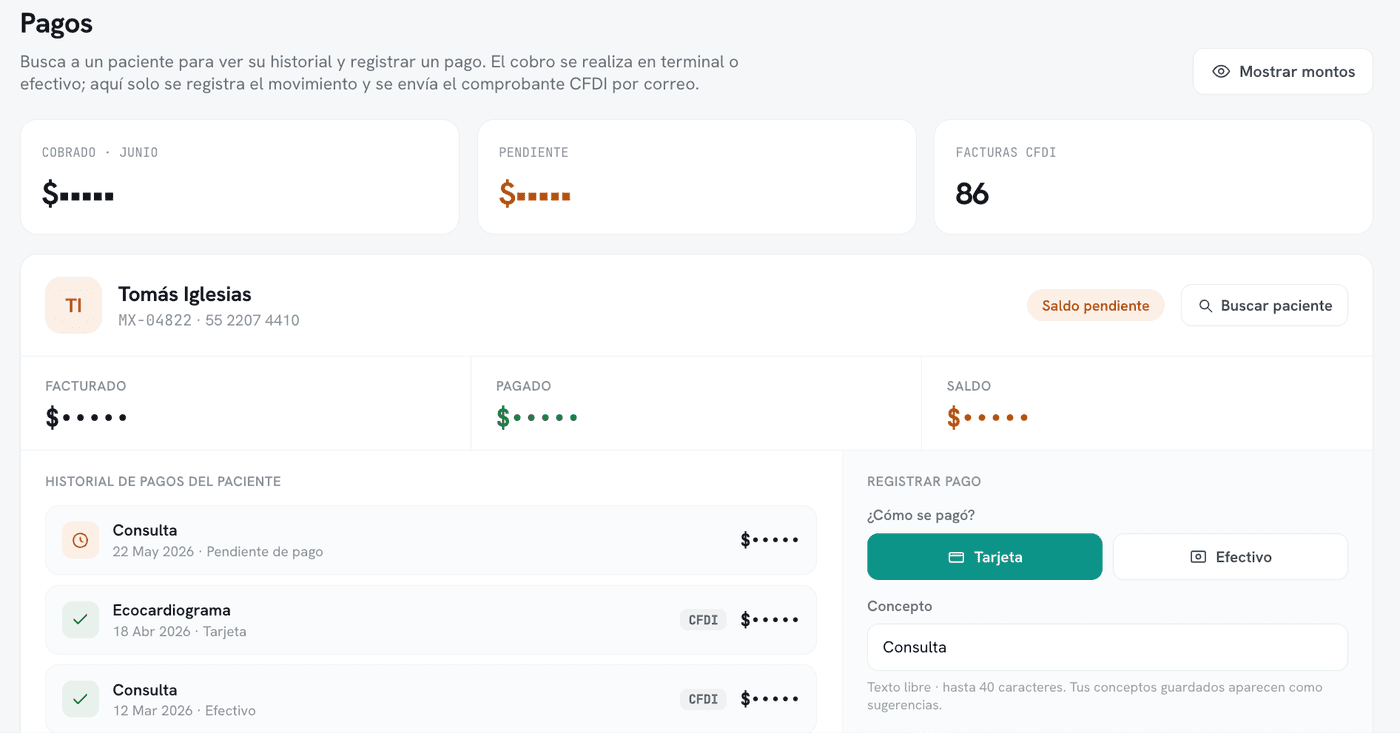 Pagos, cobros y facturación CFDI